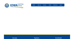 Desktop Screenshot of iowalearningonline.org